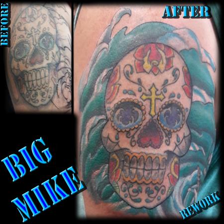 Tattoos - Reworked Sugar Skull - 130876